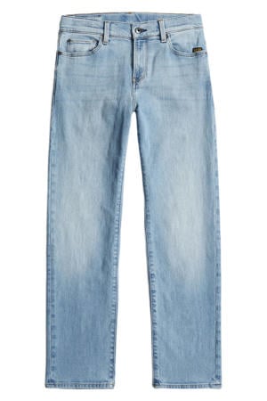 straight leg jeans light blue denim
