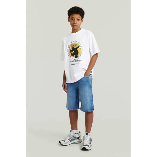 G-STAR denim bermuda short medium blue denim Korte broek Blauw Effen - maat 128 afbeelding