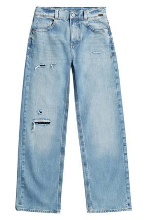 loose fit jeans light blue denim