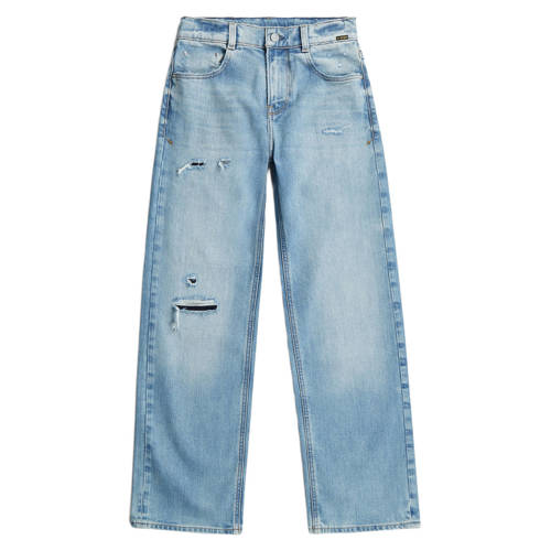 G-STAR loose fit jeans light blue denim Blauw Meisjes Katoen Effen