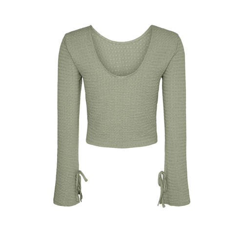 MAMALICIOUS zwangerschaps top groen Dames Polyester Ronde hals Effen - maat XS afbeelding