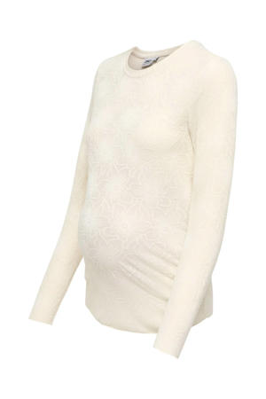zwangerschaps longsleeve ecru