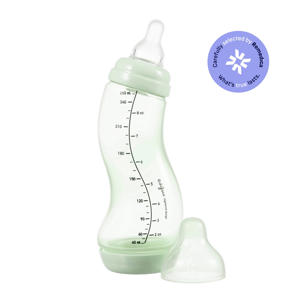 Natural S-Babyfles - 250 ml - Lichtgroen - Anti Colic
