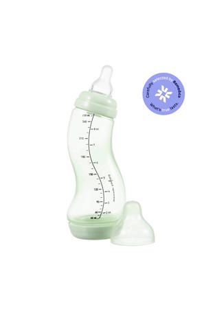 Natural S-Babyfles - 250 ml - Lichtgroen - Anti Colic