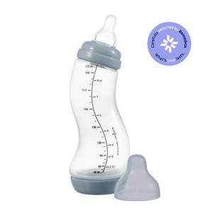 Natural S-Babyfles - 250 ml - Grijs - Anti Colic