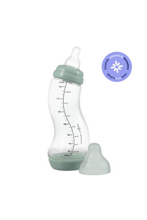 Natural S-Babyfles - 250 ml - Saliegroen - Anti Colic