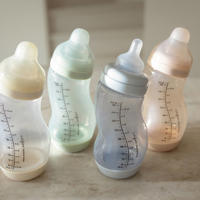 thumbnail: Difrax Brede S-fles - 310 ml - Crème - Anti Colic tegen krampjes