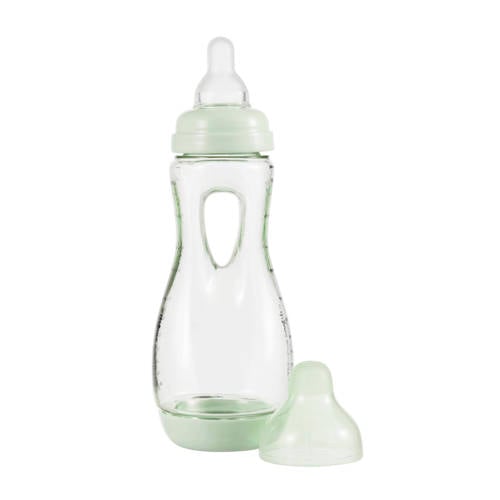 Difrax Handgreepfles - 240 ml - Lichtgroen - Anti Colic