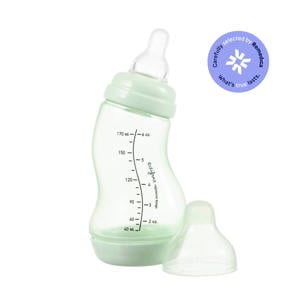 Natural S-Babyfles - 170 ml - Lichtgroen - Anti Colic