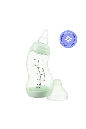 Natural S-Babyfles - 170 ml - Lichtgroen - Anti Colic