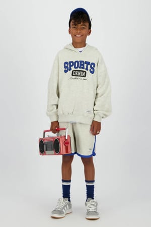 relaxed regular waist sweatshort beige