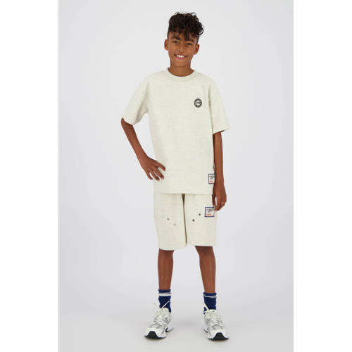 Vingino T-shirt met backprint beige Jongens Katoen Ronde hals Backprint - maat 164 afbeelding