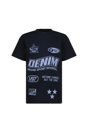 T-shirt donkerblauw