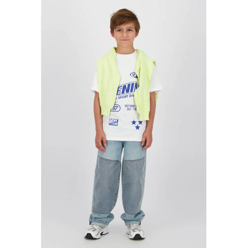 Vingino T-shirt wit Jongens Katoen Ronde hals Printopdruk - maat 164 afbeelding