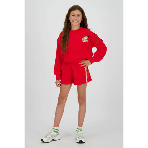 Vingino relaxed sweatshort rood Korte broek Effen - maat 176 afbeelding