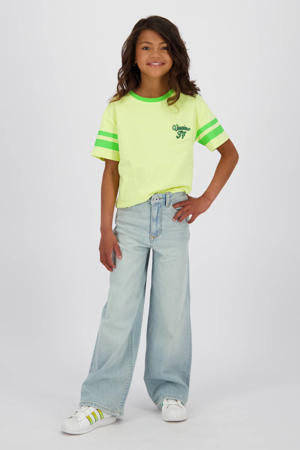 Cita high waist wide leg jeans light blue denim