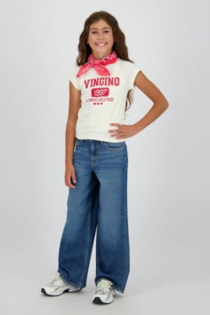 Cita high waist wide leg jeans dark blue denim