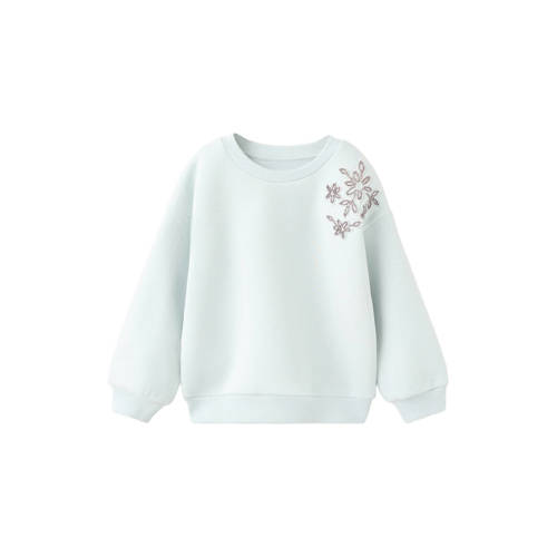 Mango Kids sweater lichtblauw Effen - maat 98 | Sweater van Mango Kids afbeelding