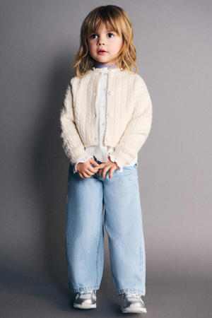 wide leg jeans light blue denim