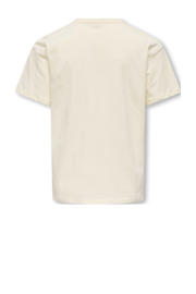 thumbnail: KIDS ONLY GIRL T-shirt met print beige
