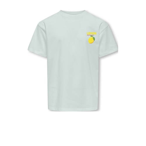 KIDS ONLY GIRL T-shirt met backprint lichtblauw Meisjes Katoen Ronde hals - maat 134/140 afbeelding