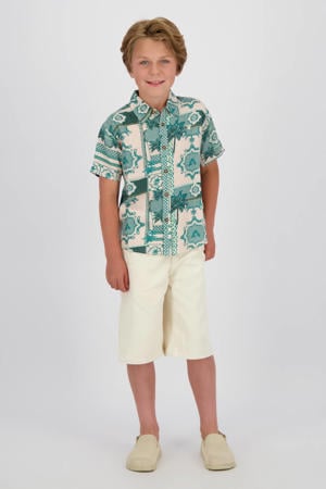casual overhemd groen