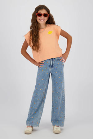 Cita Special high waist wide leg jeans medium blue denim