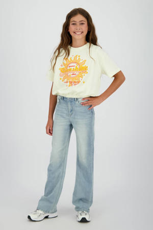 Claire high waist flared jeans light blue denim