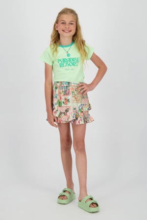 T-shirt limegroen