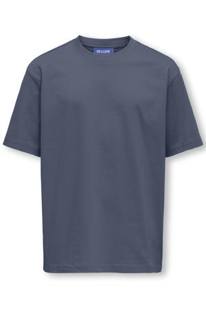 T-shirt diepblauw