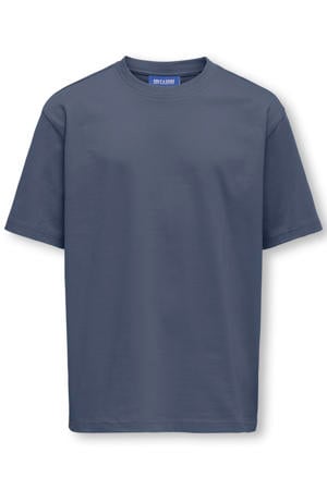 T-shirt diepblauw