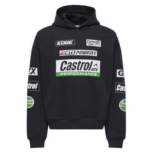 ONLY & SONS JUNIOR hoodie zwart Sweater Printopdruk - maat 146/152 afbeelding