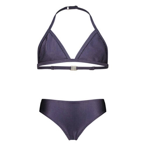 Vingino halterbikini Zolara donkerblauw Meisjes Polyamide Effen - maat 140 afbeelding