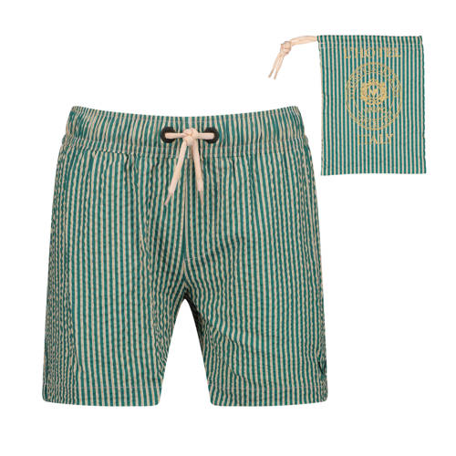 Vingino zwemshort gestreept groen Jongens Polyester Streep - maat 116 afbeelding
