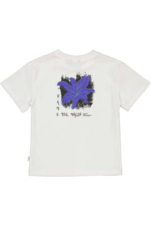 T-shirt met backprint wit