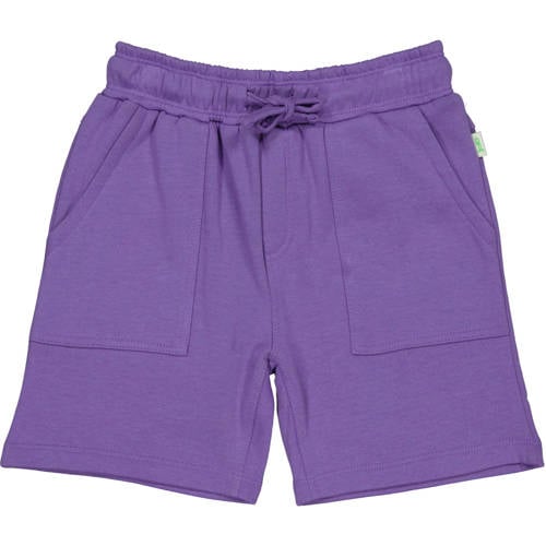 QPI regular sweatshort paars Korte broek Effen - maat 128 afbeelding
