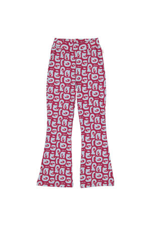 regular casual broek roze