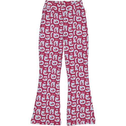QPI regular casual broek roze Meisjes Katoen All over print - maat 152 afbeelding