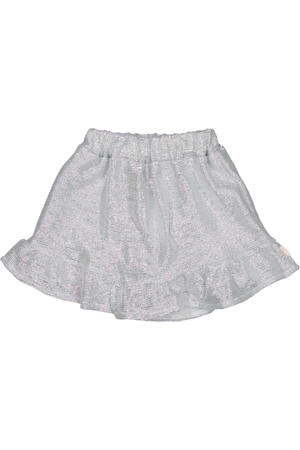 midi rok zilver