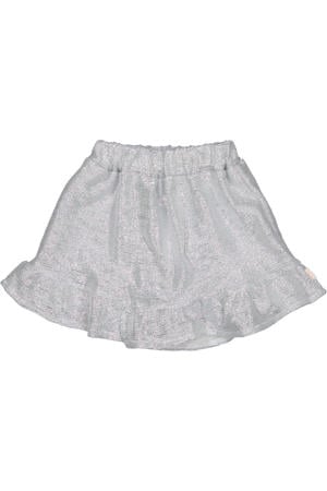 midi rok zilver