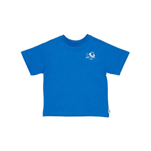 QPI Mini T-shirt met backprint blauw Jongens Katoen Ronde hals Backprint - maat 62 afbeelding