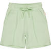 QPI Mini regular waist sweatshort lichtgroen met textuur