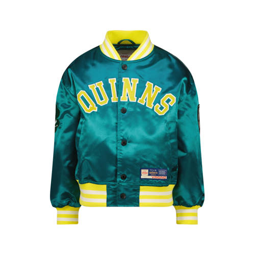 Quinns by Vingino bomberjack met backprint groen Jas Jongens Polyester Ronde hals - maat 116 afbeelding