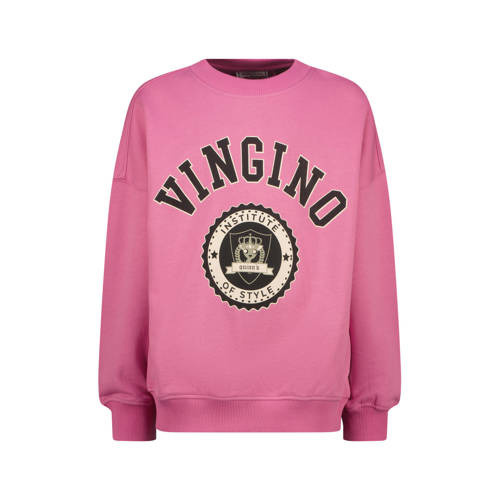 Quinns by Vingino sweater roze Logo - maat 104 | Sweater van Vingino afbeelding
