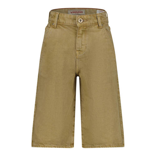 Quinns by Vingino denim relaxed regular waist short zand Korte broek Beige - maat 152 afbeelding