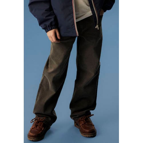 NAME IT KIDS straight leg jeans grey denim Grijs Effen - maat 152 afbeelding