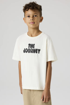 T-shirt met backprint wit