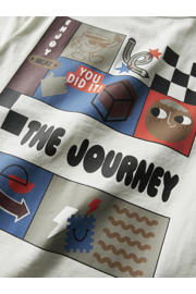 thumbnail: NAME IT KIDS T-shirt met backprint wit