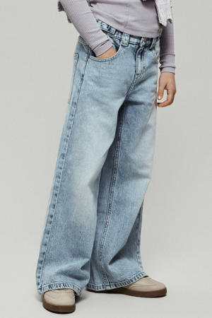 Name it Kids Meisjes Nkfrose Wide Jeans 5529-Be Noos Nkfrose Wide Jeans 5529 -be Noos, Lichtgrijs denim, 158