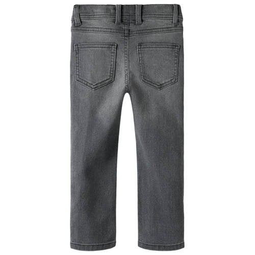 NAME IT MINI slim fit jeans grey denim Grijs Effen - maat 86 afbeelding
